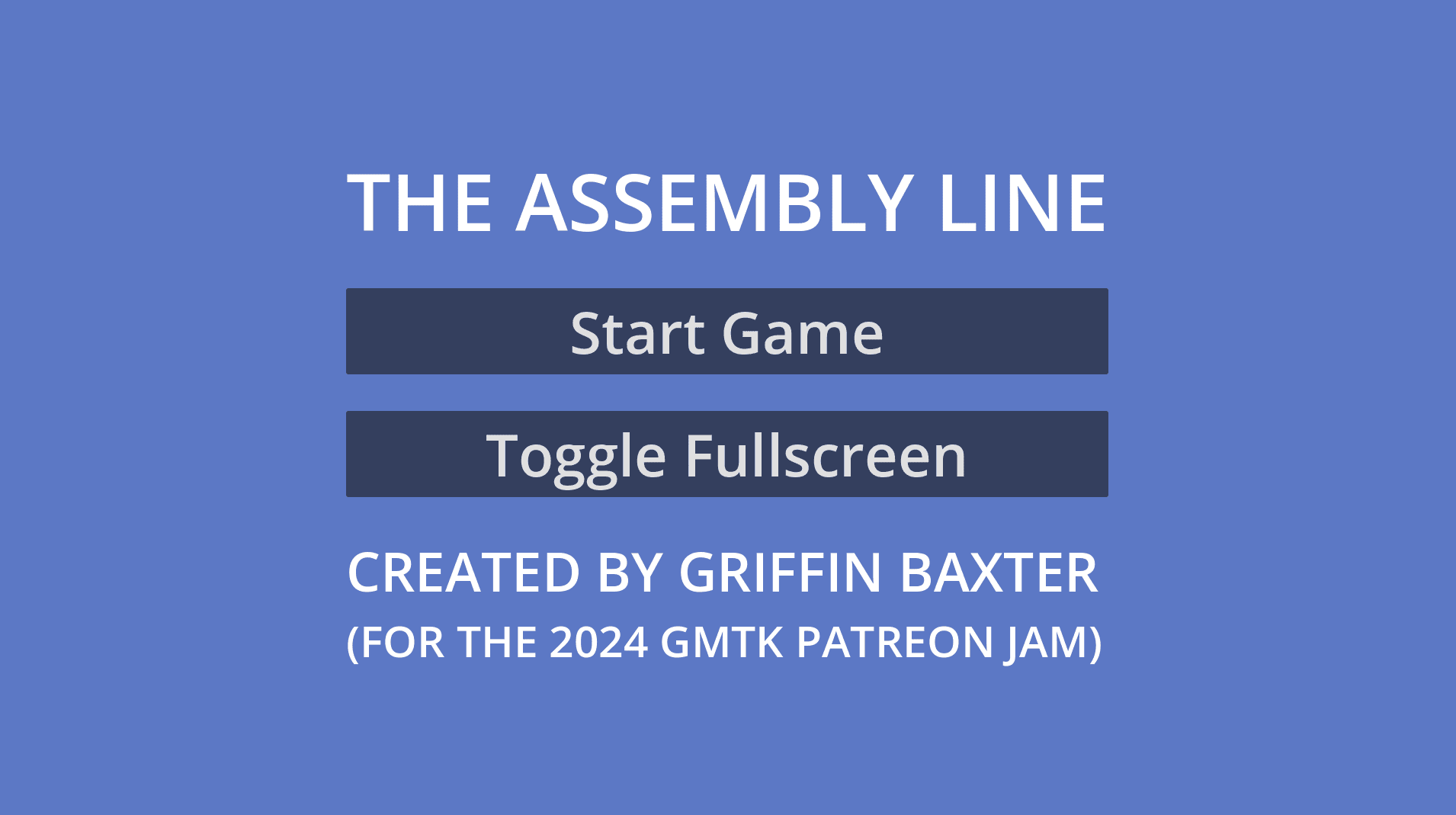 The Assembly Line - Griffin Baxter